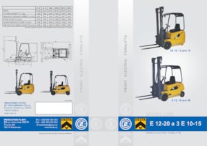 Electric forklifts Desta E 12