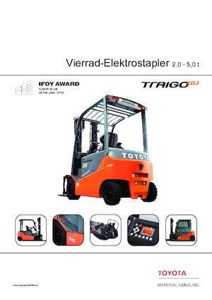 Electric forklifts Toyota 8FBM45T