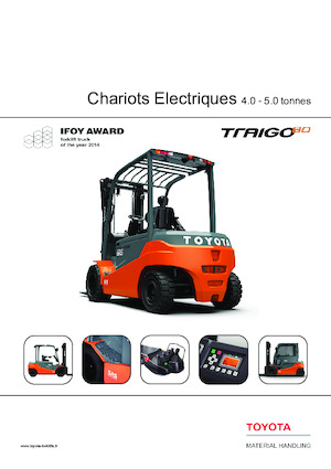 Electric forklifts Toyota 8FBM45T