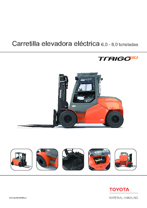 Electric forklifts Toyota 9 FBM 80T 