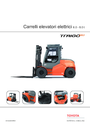 Electric forklifts Toyota 9 FBM 80T 