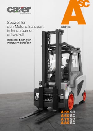 Elektrikli ön-forklift kamyonları Carer A 60 SC