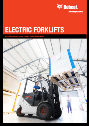 Elektrikli ön-forklift kamyonları Bobcat B30NS