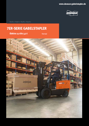 Elektrikli ön-forklift kamyonları Doosan B20S-7