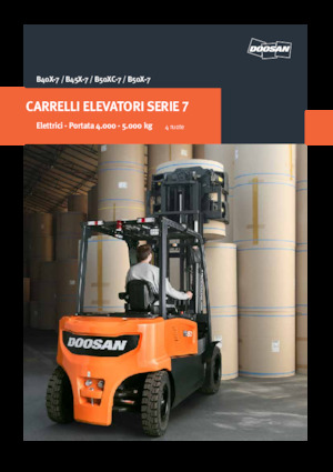 Elektrikli ön-forklift kamyonları Doosan B40X-7