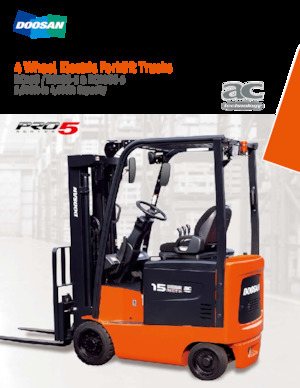 Elektrikli ön-forklift kamyonları Doosan BC15S-5