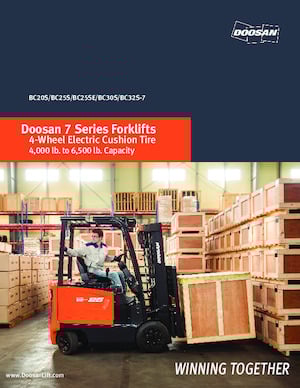 Elektrikli ön-forklift kamyonları Doosan BC25S-7