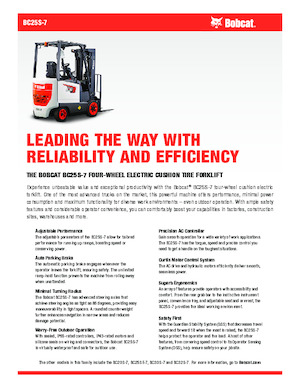 Electric forklifts Bobcat BC25S-7
