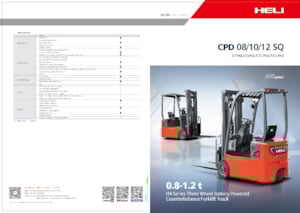 Electric forklifts Heli CPD08SQ