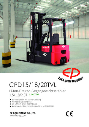 Electric forklifts EP CPD20TVL