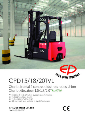 Electric forklifts EP CPD20TVL