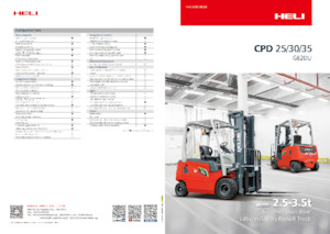 Electric forklifts Heli CPD25