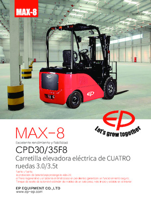 Elektrikli ön-forklift kamyonları EP CPD30F8