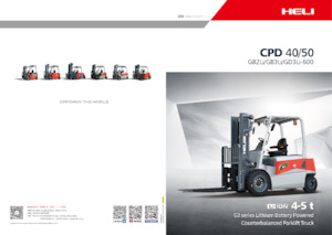 Elektrikli ön-forklift kamyonları Heli CPD45