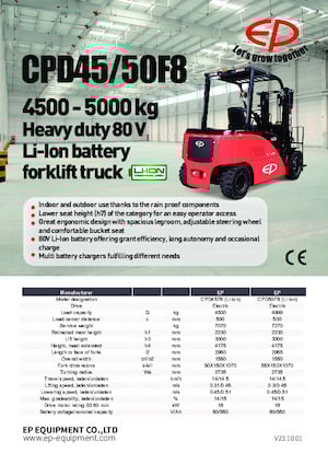 Electric forklifts EP CPD45F8