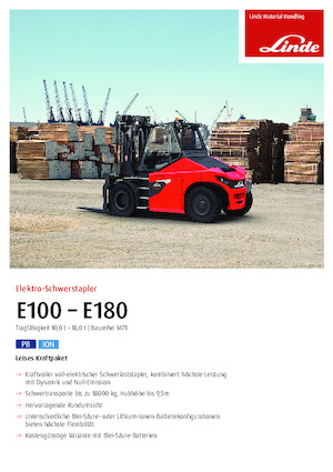 Electric forklifts Linde E180/900