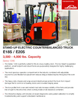 Electric forklifts Linde E18S
