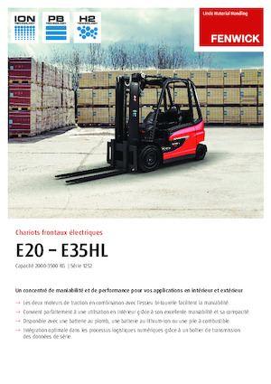 Electric forklifts Linde E20
