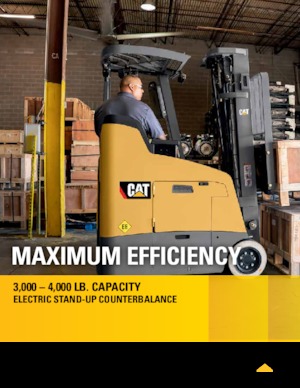 Elektrikli ön-forklift kamyonları Caterpillar ECS14N