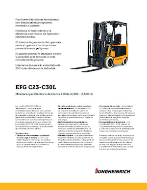 Elektrikli ön-forklift kamyonları Jungheinrich EFG C25E