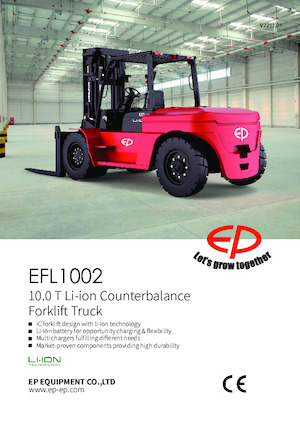 Electric forklifts EP EFL1002