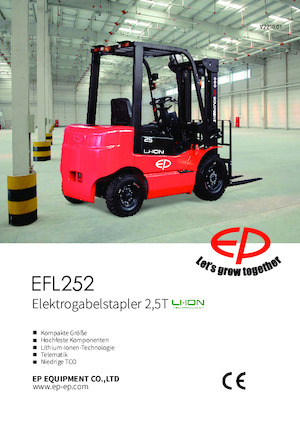 Electric forklifts EP EFL252
