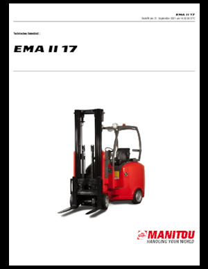 Electric forklifts Manitou EMA II 17