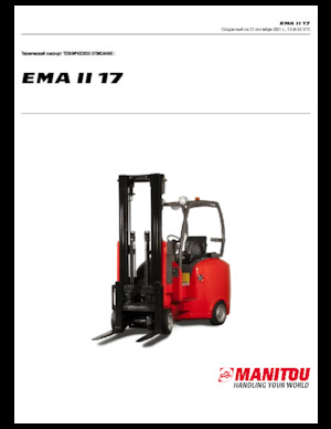 Electric forklifts Manitou EMA II 17