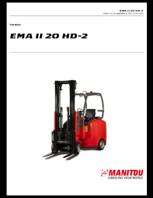Electric forklifts Manitou EMA II 20 HD-2
