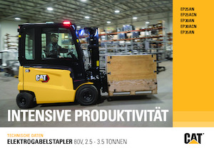 Electric forklifts Caterpillar EP25ACN