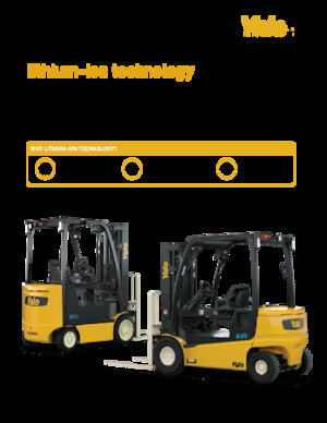 Electric forklifts Yale ERC060VGL