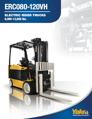 Elektrikli ön-forklift kamyonları Yale ERC100SVH