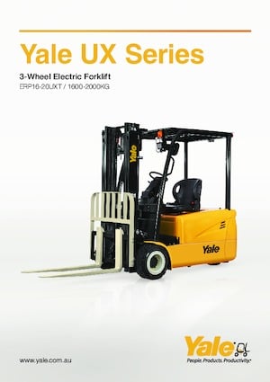Elektrikli ön-forklift kamyonları Yale ERP18UXT