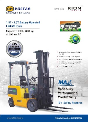Electric forklifts OM EVX15