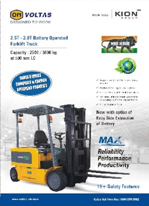 Elektrikli ön-forklift kamyonları OM EVX30