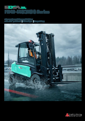 Elektrikli ön-forklift kamyonları Mitsubishi FB40N  