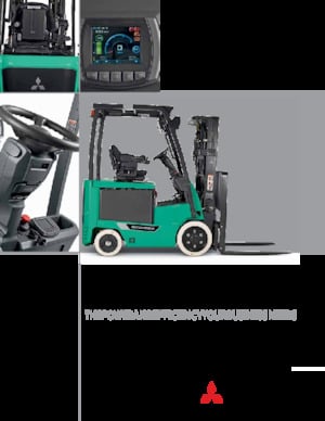Elektrikli ön-forklift kamyonları Mitsubishi FBC30LN
