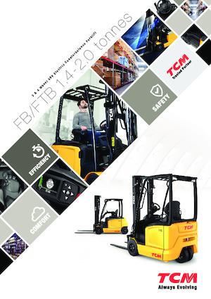Electric forklifts TCM FTB14-E3