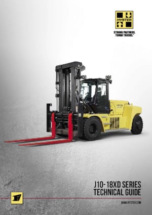 Elektrikli ön-forklift kamyonları Hyster J14XD6