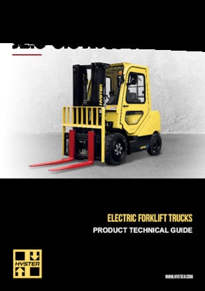 Electric forklifts Hyster J2.5XTLG