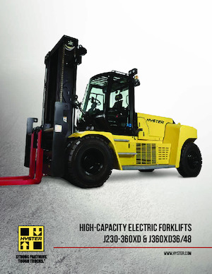 Electric forklifts Hyster J300XD