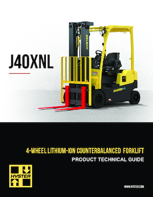 Electric forklifts Hyster J40XNL