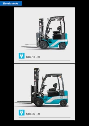 Electric forklifts Baoli KBE 20