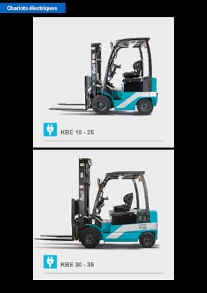 Electric forklifts Baoli KBE 20