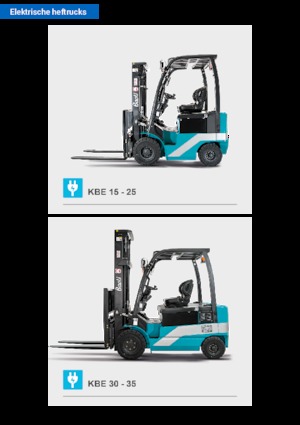 Electric forklifts Baoli KBE 20