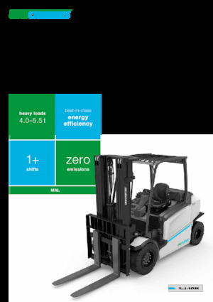 Electric forklifts UniCarriers MXL-40