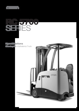 Electric forklifts Crown RC 5725