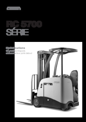 Electric forklifts Crown RC 5725