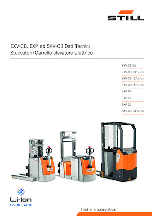 Electric forklifts Still SXV-CB 10