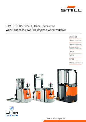 Electric forklifts Still SXV-CB 10